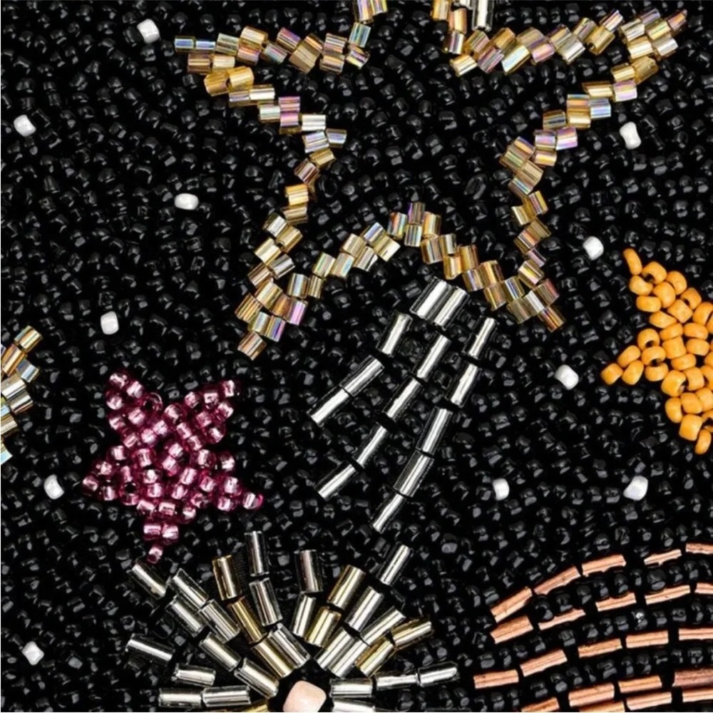 America & Beyond Evil Eye Hearts Stars Beaded Shoulder Bag Tik Tok Viral NWT - Picture 4 of 13